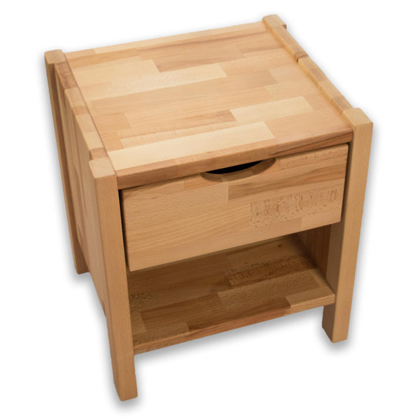 Natur Pur Nachttisch Danner | Wayfair.de